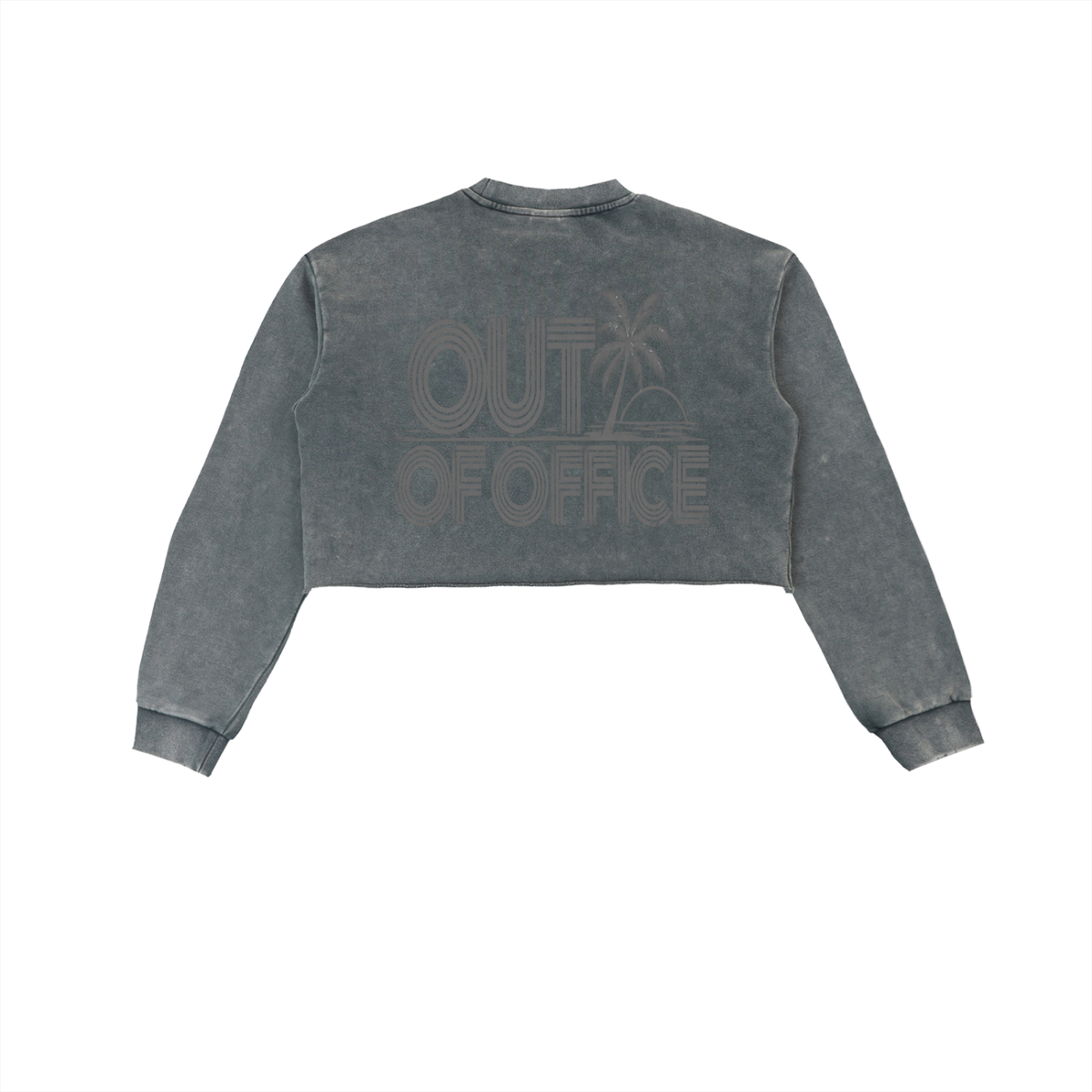 THE OUT OF OFFICE CROP SWEATSHIRT