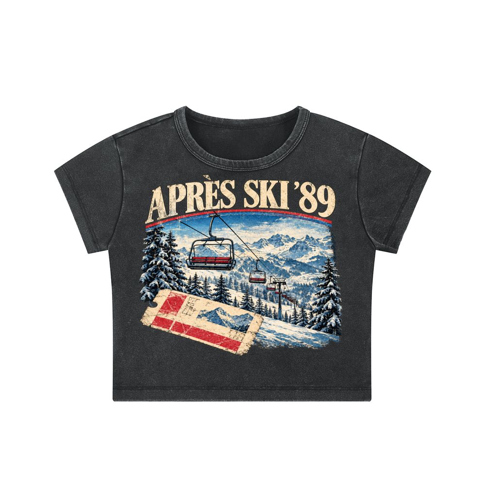 APRÈS SKI CROP TEE