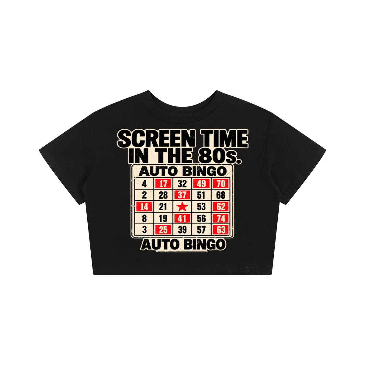 The 80’s Screentime Crop Sweatshirt