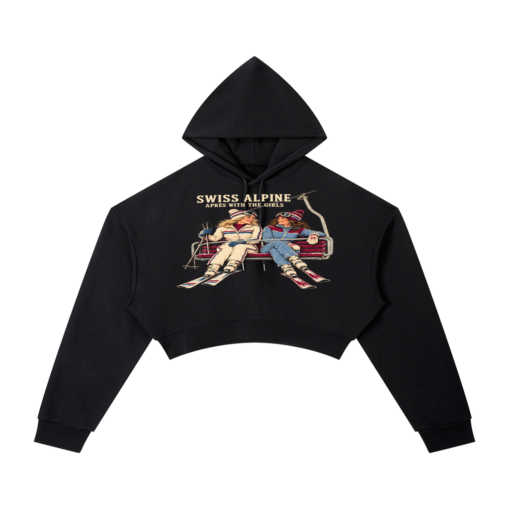 APRÈS WITH THE GIRLS CROP HOODIE