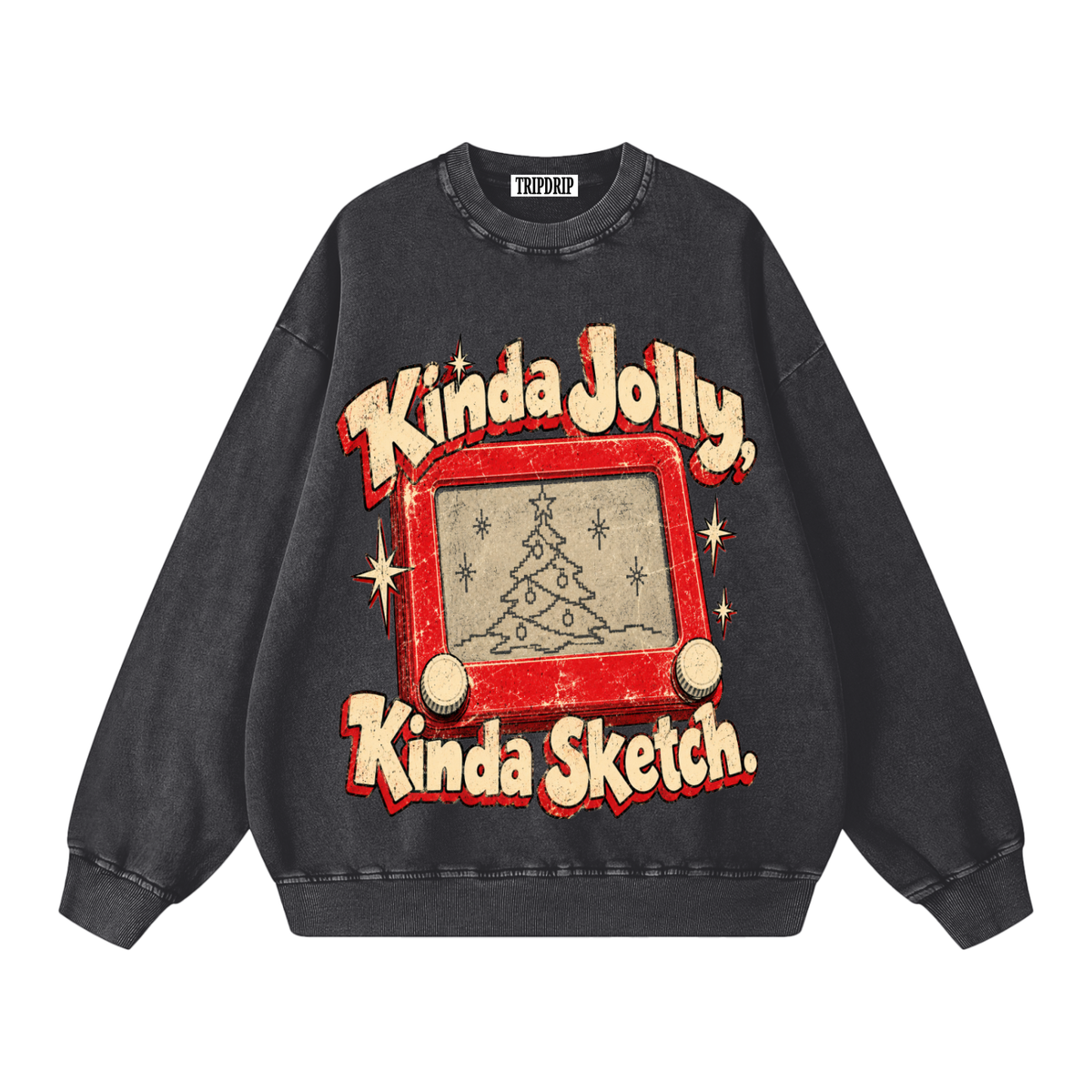 KINDA SKETCH OVERSIZED SWEATSHIRT