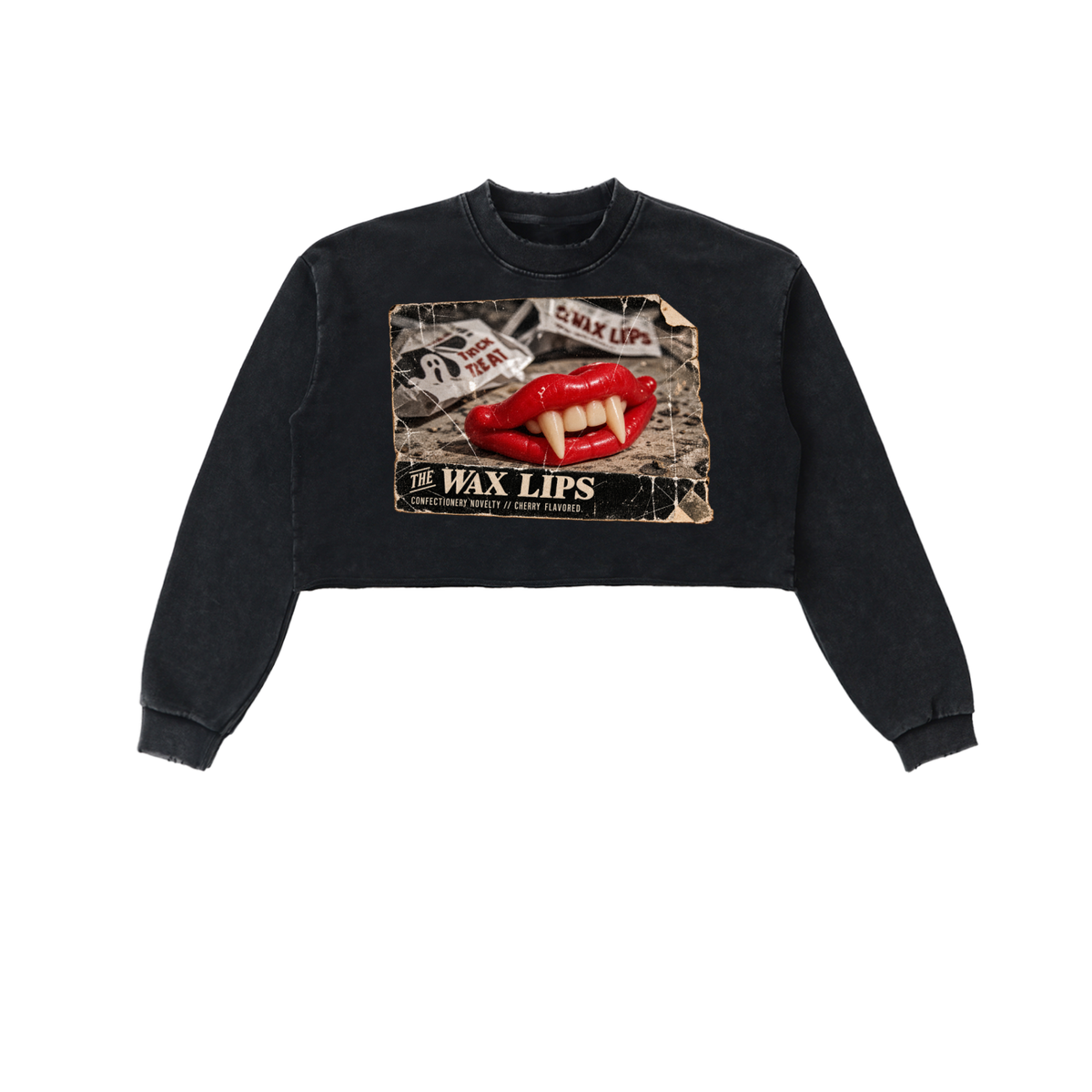 The BITE FIRST Crop Sweatshirt