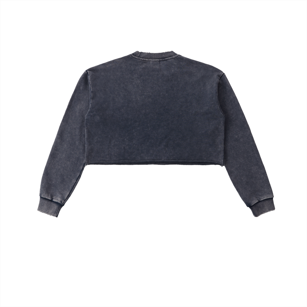 VINTAGE GLOW CROP SWEATSHIRT