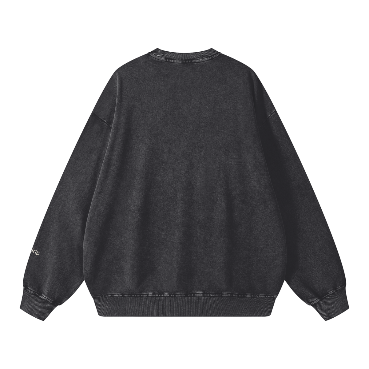 PUMPKIN AFTER DARK STONEWASH OVERSIZED SWEATSHIRT.