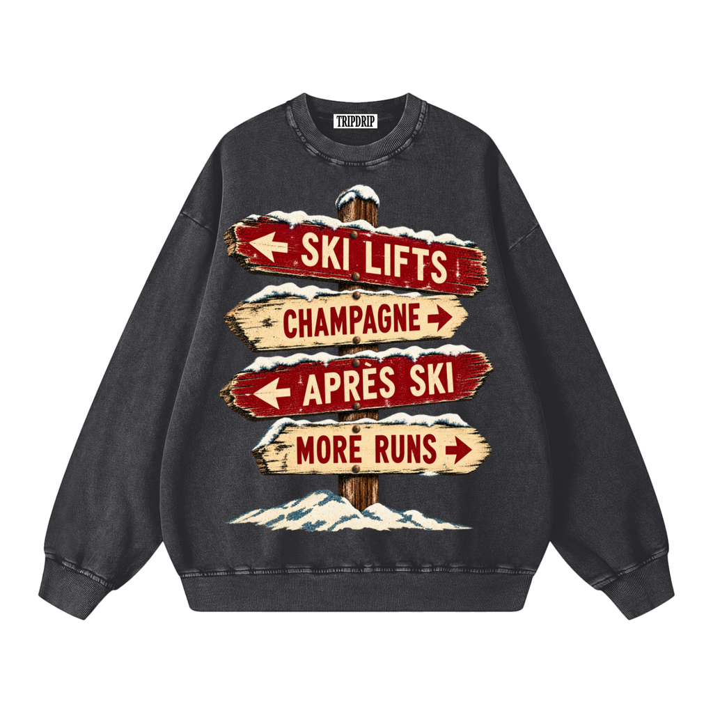 WHICH WAY APRÈS OVERSIZE SWEATSHIRT