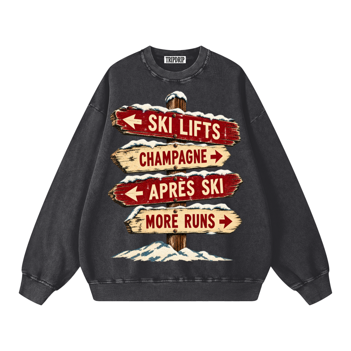 WHICH WAY APRÈS OVERSIZE SWEATSHIRT