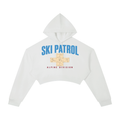 SKI PATROL CROP HOODIE