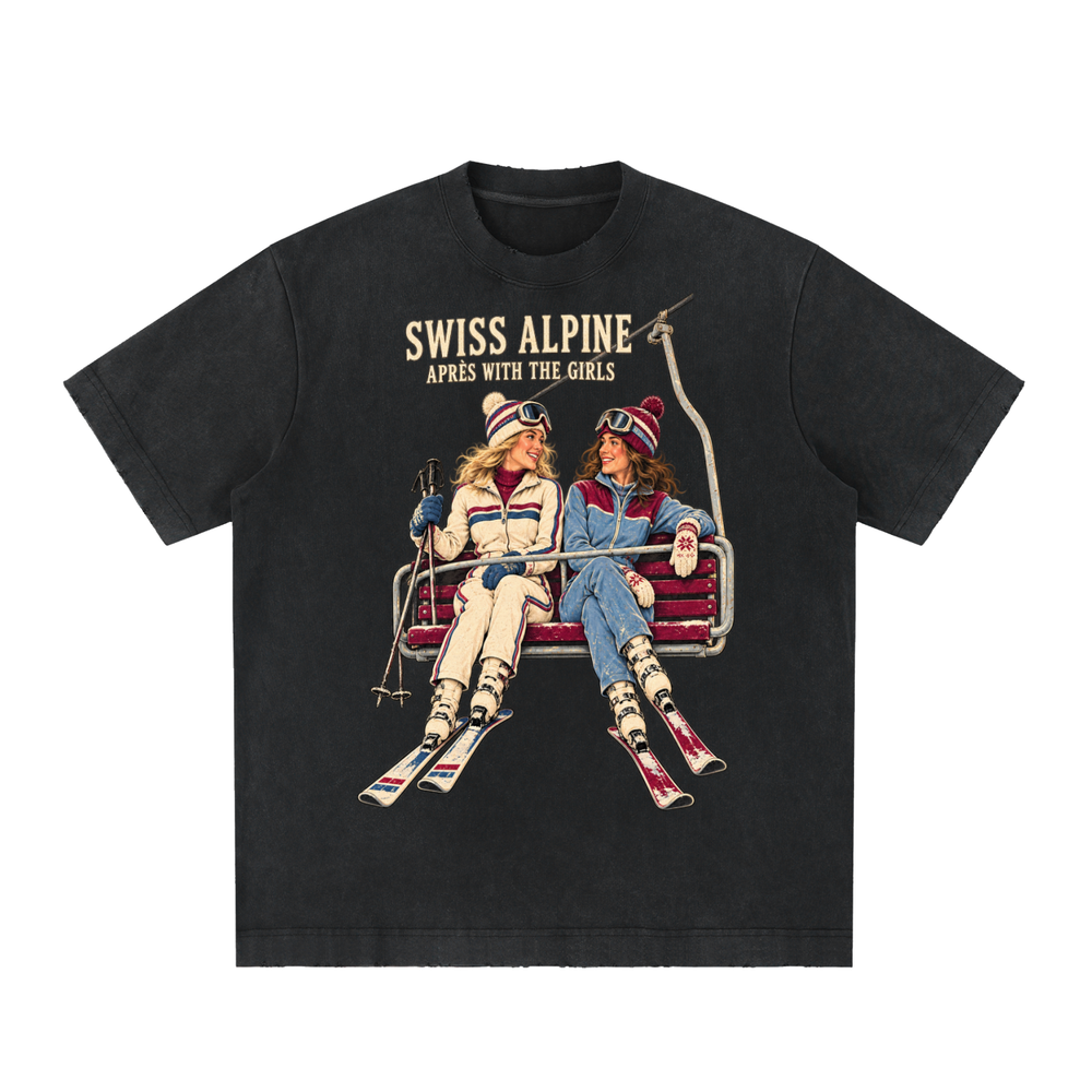 APRES WITH THE GIRLS TEE