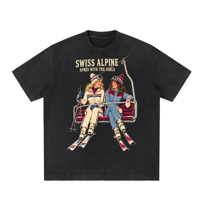 APRES WITH THE GIRLS TEE