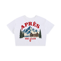 APRÈS SKI CLUB CROP TEE