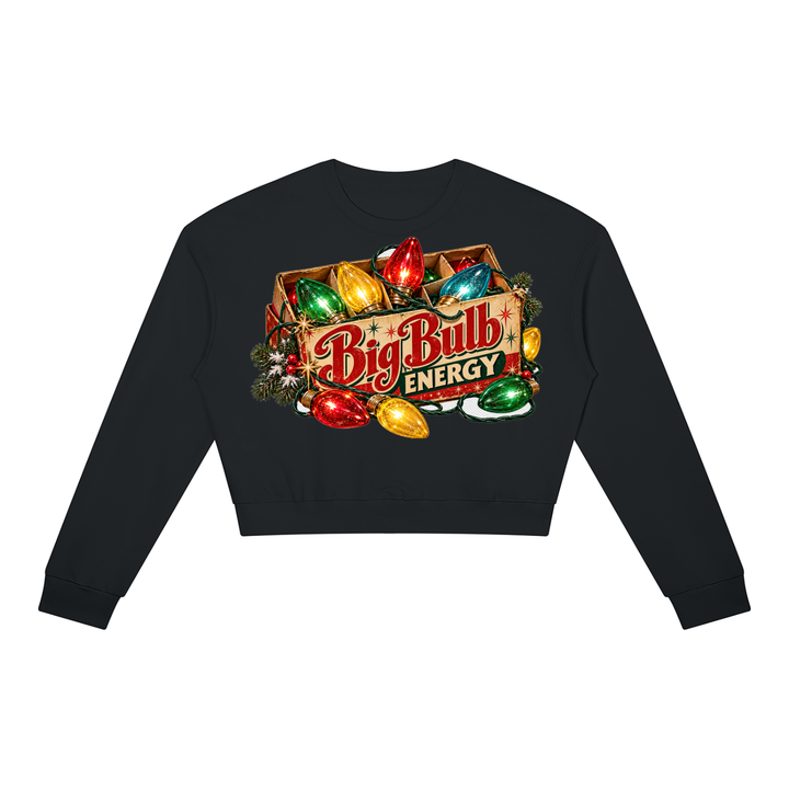 BIG BULB ENERGY CROP SWEATSHIRT