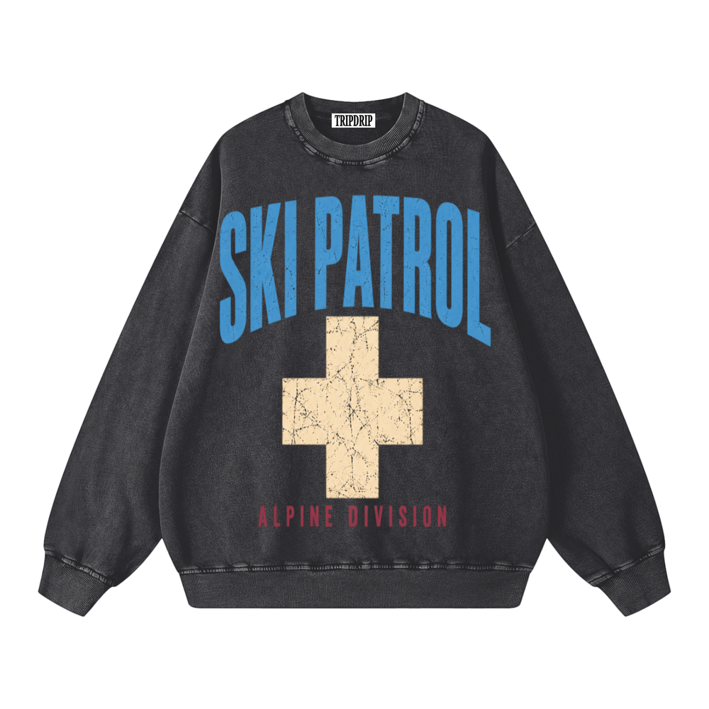 SKI PATROL OVERSIZED SWEATSHIRT