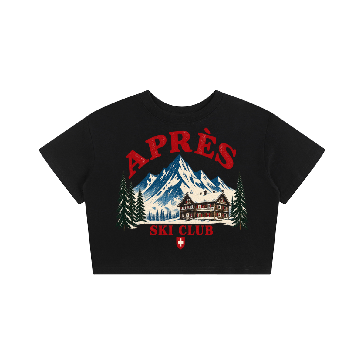 APRÈS SKI CLUB CROP TEE