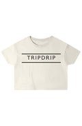 The Midnight Layover Crop Vintage White White