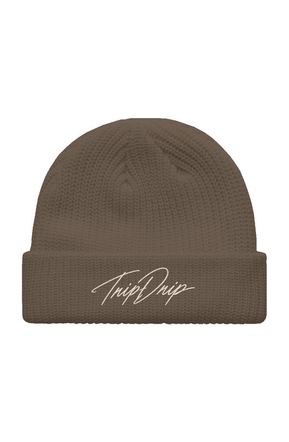 The Mile High Beanie Cream Brown
