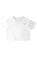 The Back Story Crop Top Vintage White White