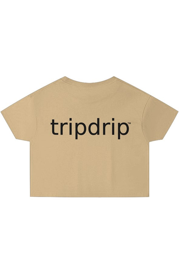 The Back Story Crop Top Vintage White White
