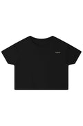 The Back Story Crop Top Black