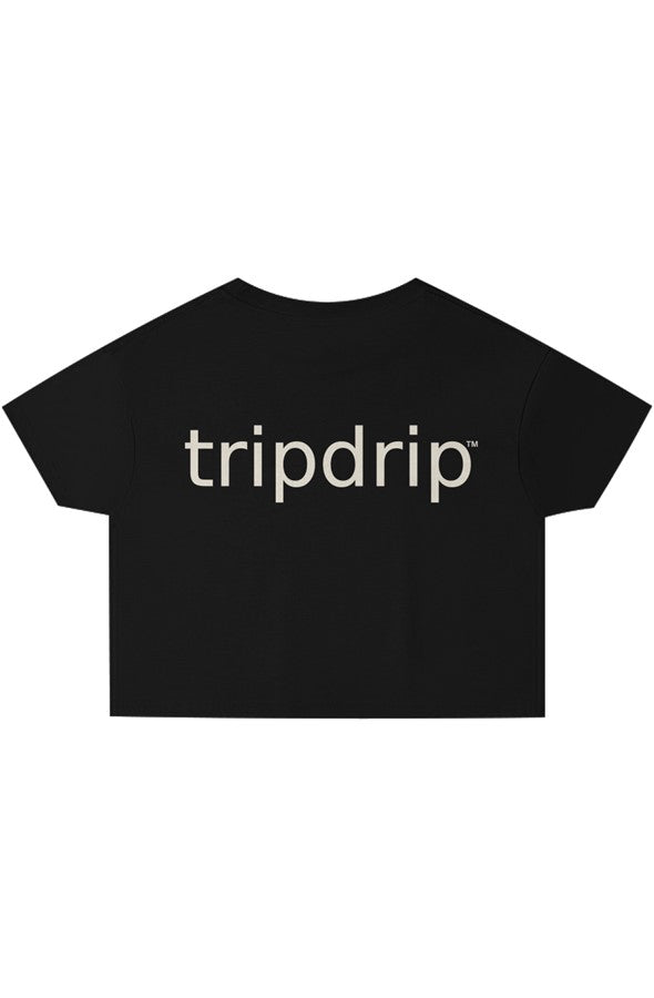 The Back Story Crop Top Black