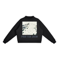 PRAY FOR SNOW MOCK NECK SWEATSHIRT
