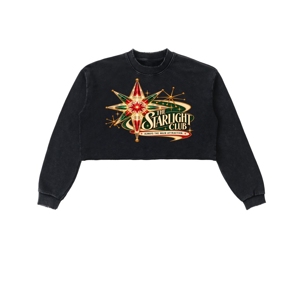 THE STARLIGHT CLUB CROP SWEATSHIRT