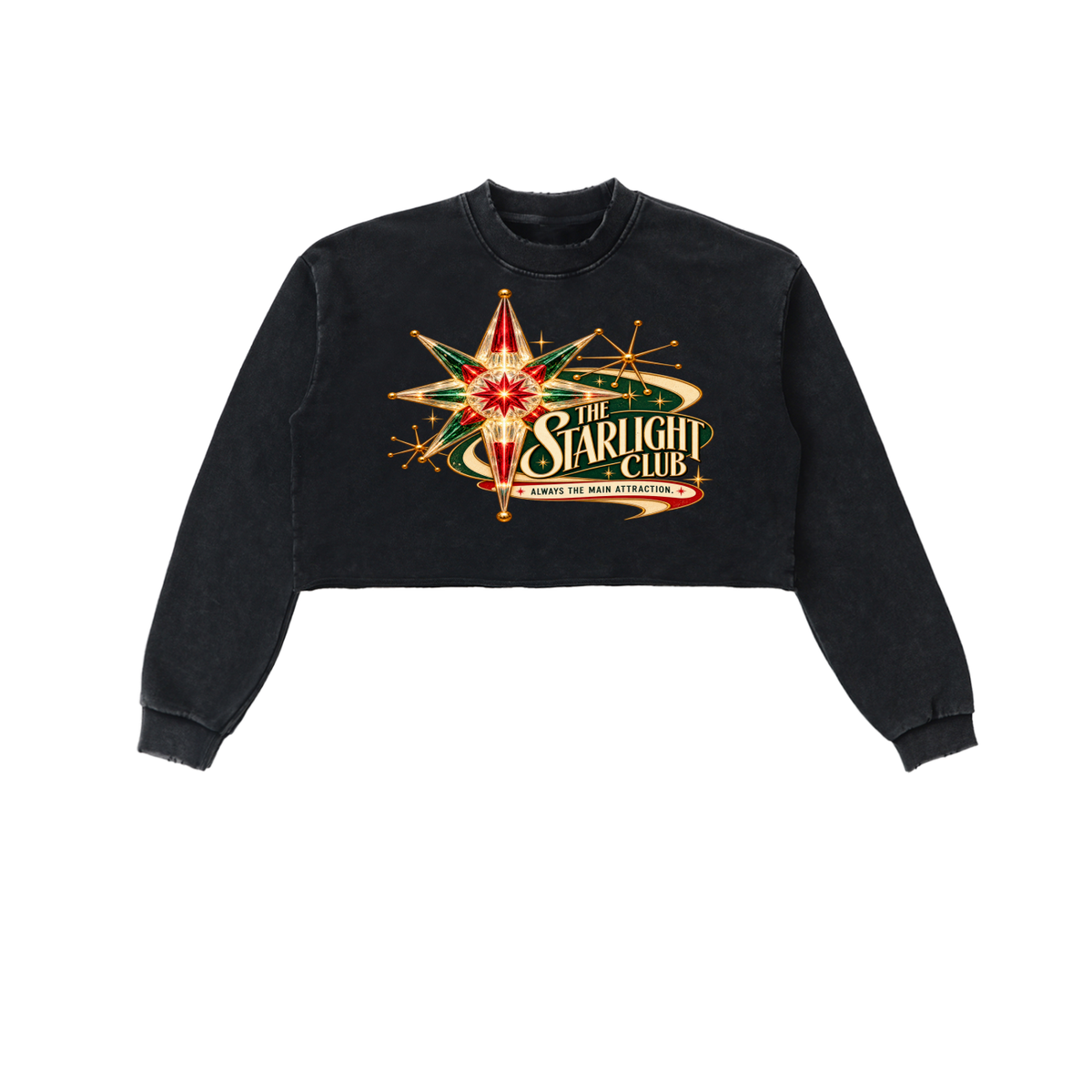 THE STARLIGHT CLUB CROP SWEATSHIRT