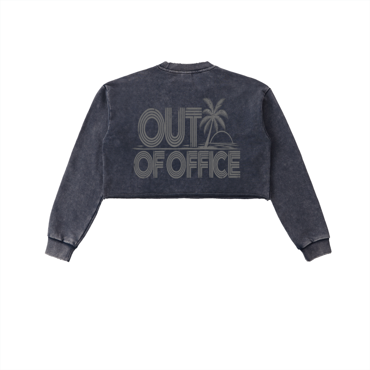 THE OUT OF OFFICE CROP SWEATSHIRT