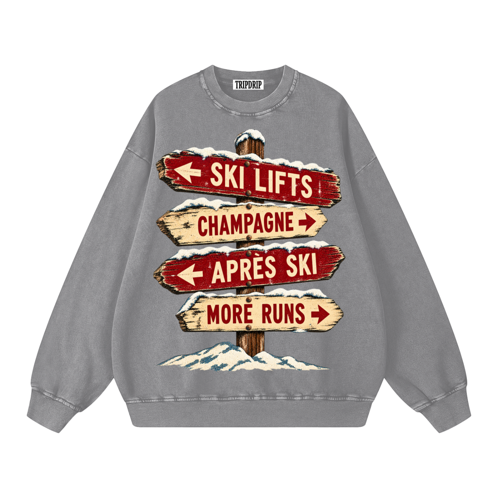 WHICH WAY APRÈS OVERSIZE SWEATSHIRT