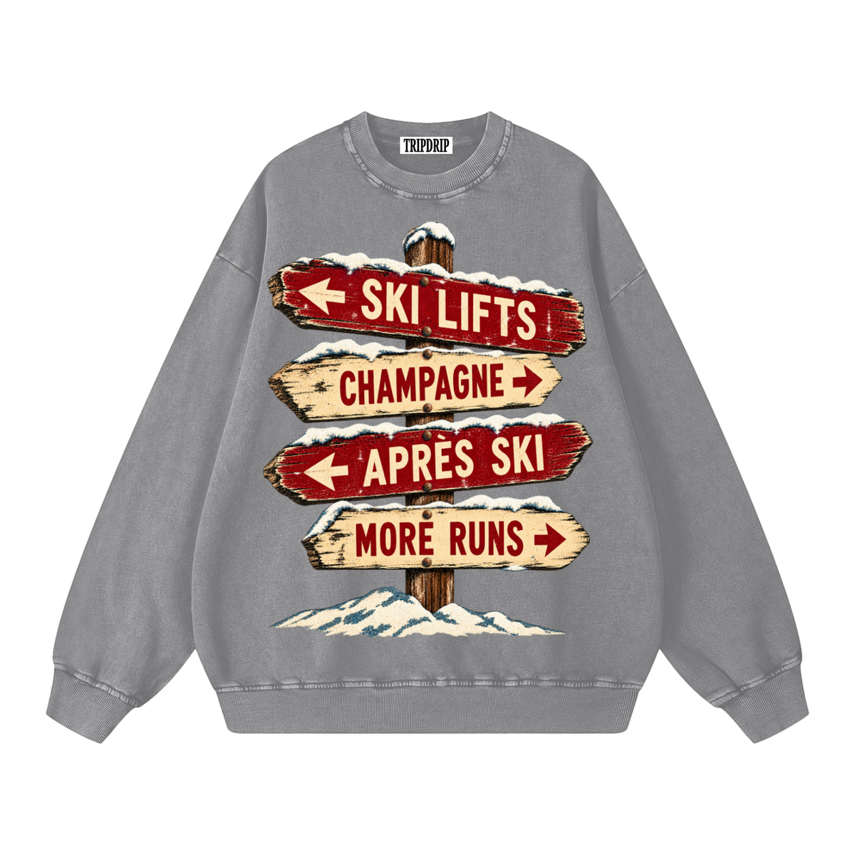 WHICH WAY APRÈS OVERSIZE SWEATSHIRT
