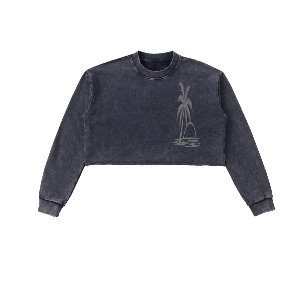 THE OUT OF OFFICE CROP SWEATSHIRT