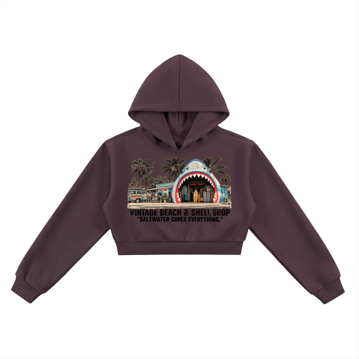 The Tourist Trap Crop Hoodie