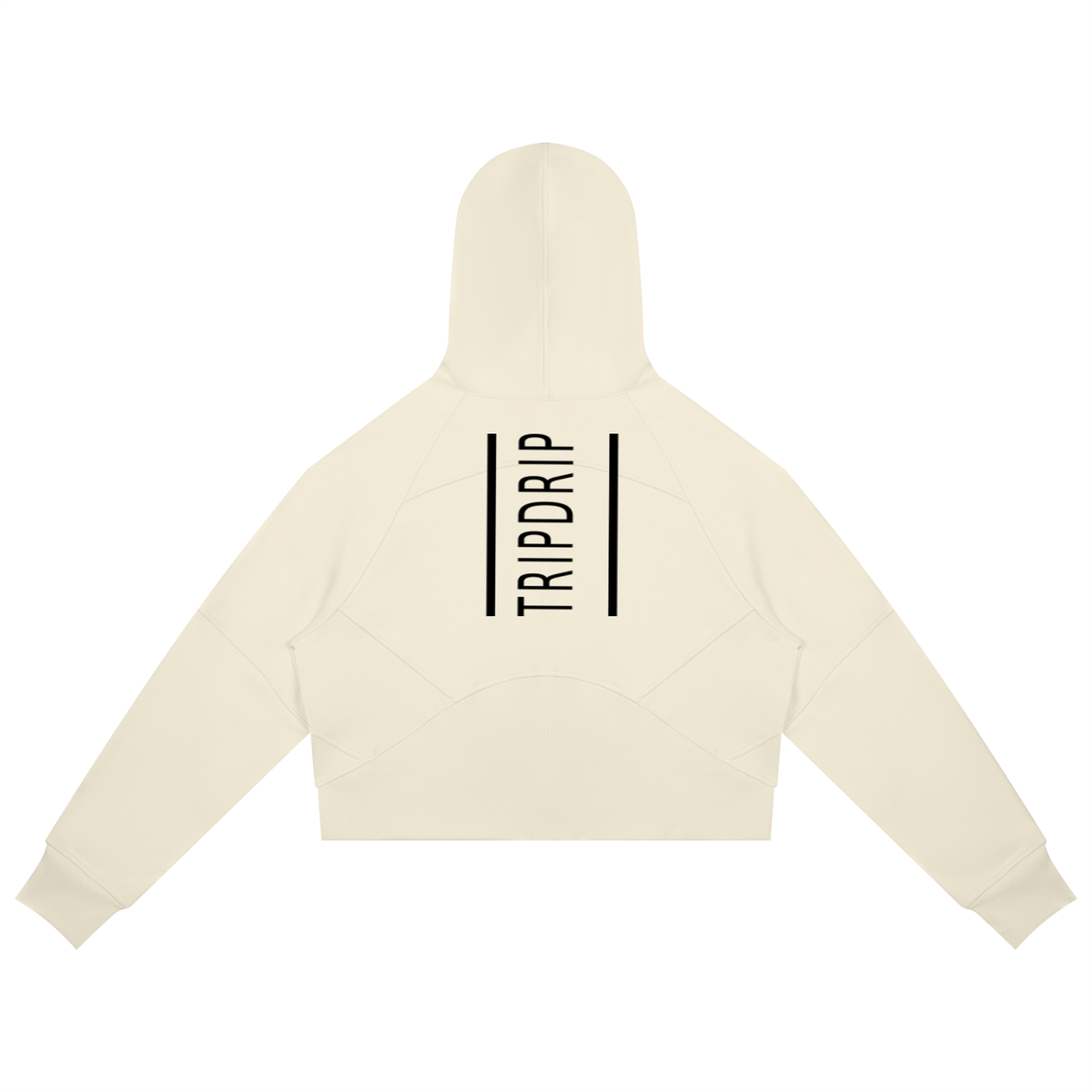 THE JET-SETTER CROPPED ZIP-THROUGH HOODIE