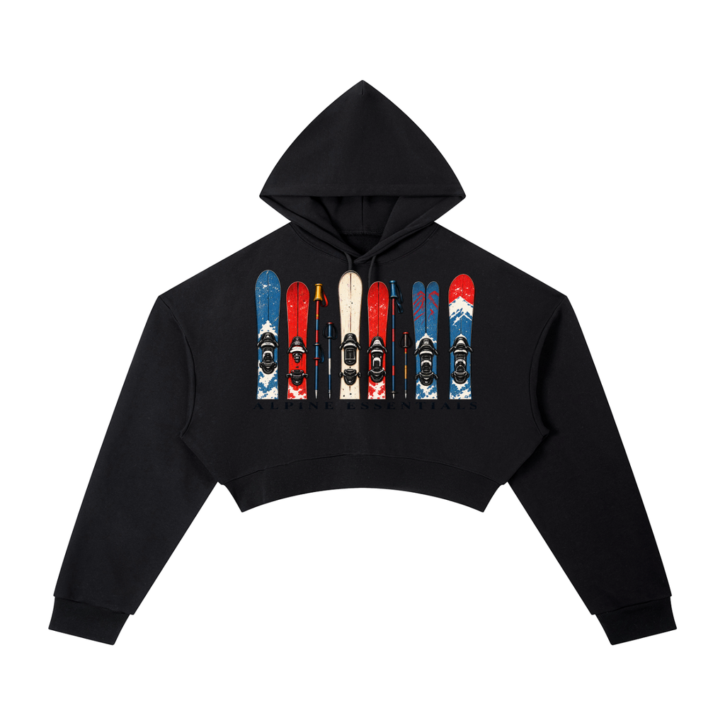 ALPINE ESSENTIALS CROPPED HOODIE