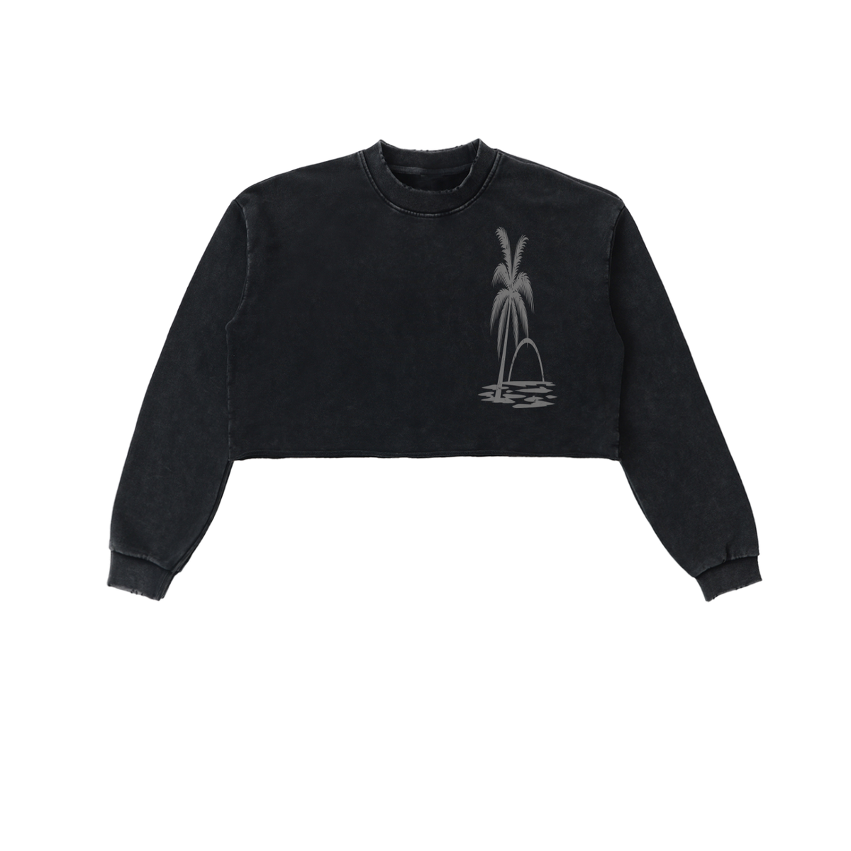 THE OUT OF OFFICE CROP SWEATSHIRT
