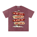 WHICH WAY APRÈS? OVERSIZED TEE