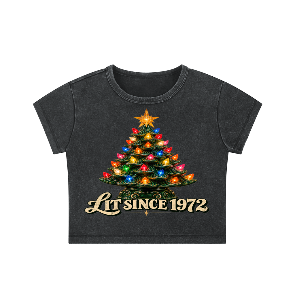 LIT SINCE 1972 CROP TEE