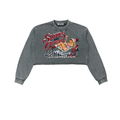 SLOPES ARE OPTIONAL CROPPED SWEATSHIRT