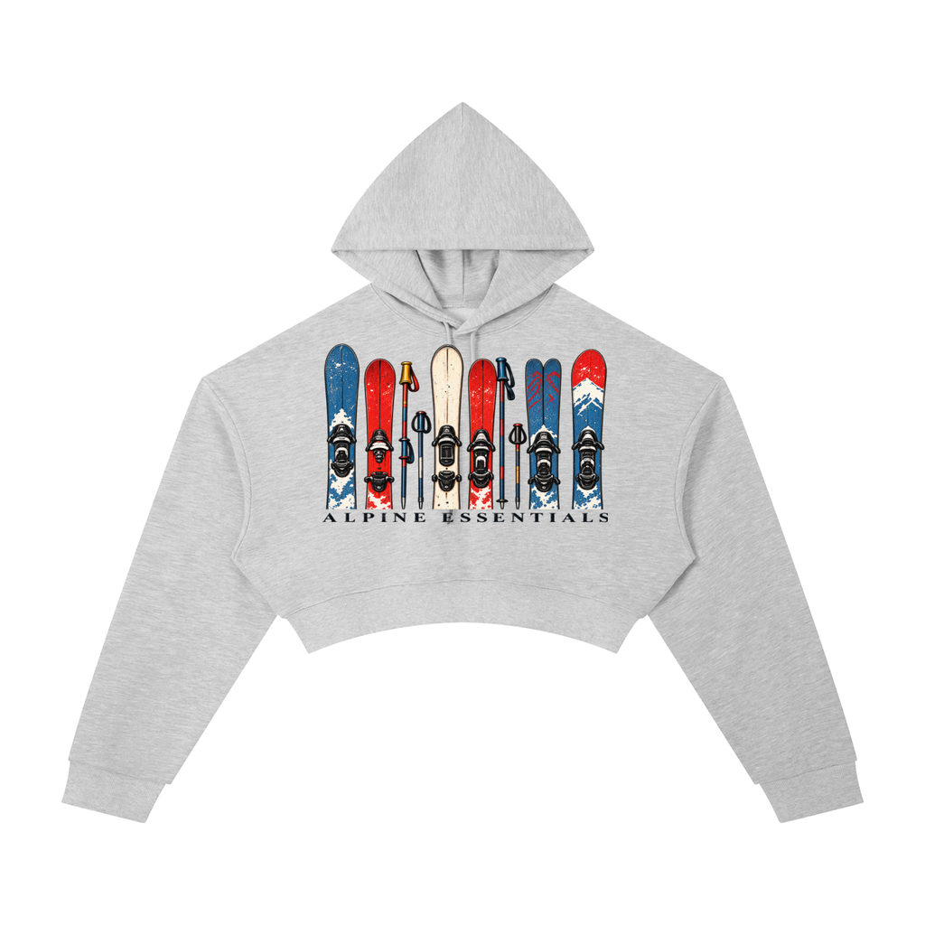 ALPINE ESSENTIALS CROPPED HOODIE