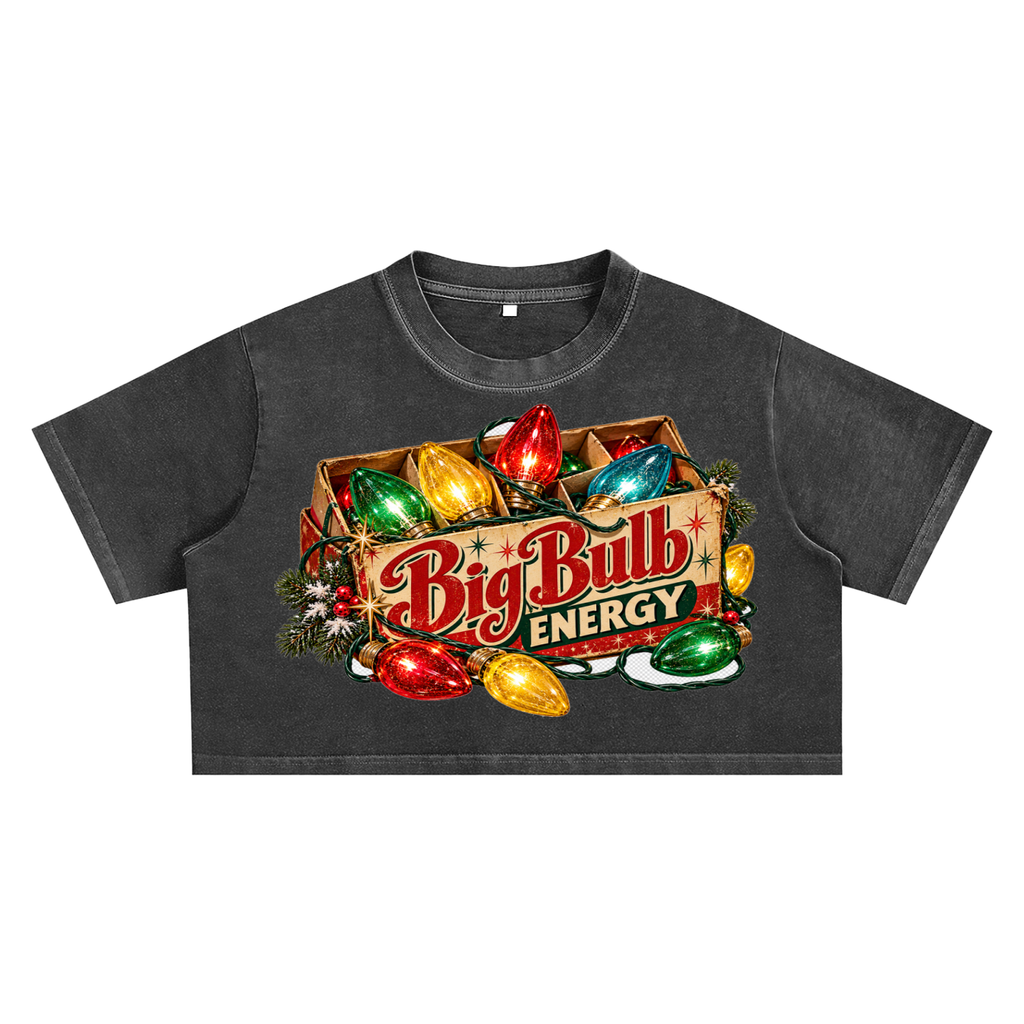 BIG BULB ENERGY ULTRA CROP TEE