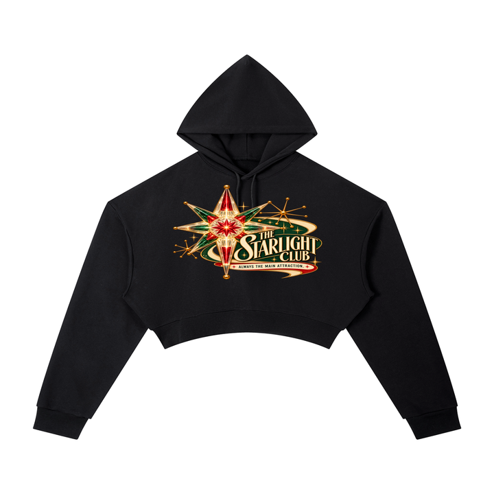THE STARLIGHT CLUB CROPPED HOODIE