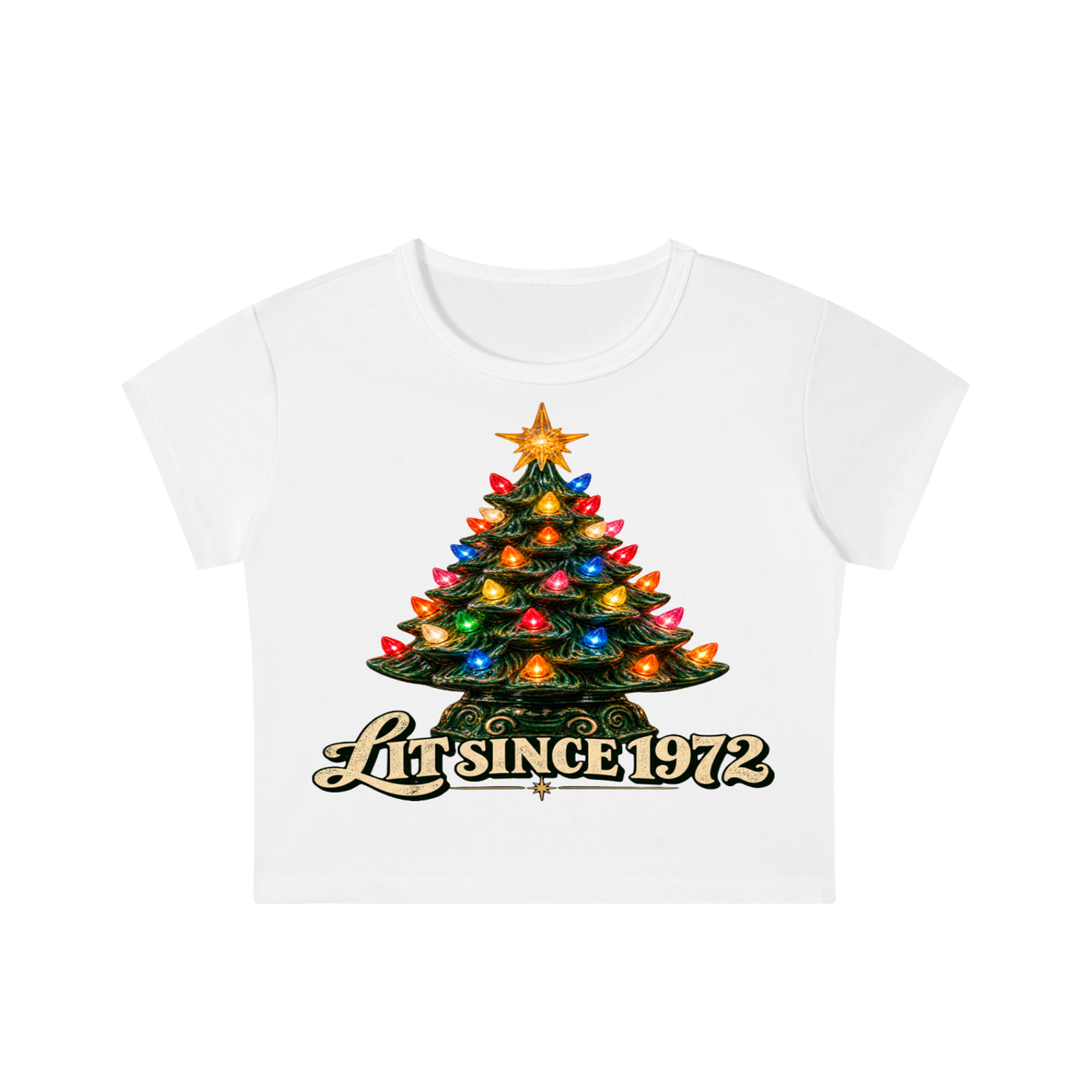 LIT SINCE 1972 CROP TEE