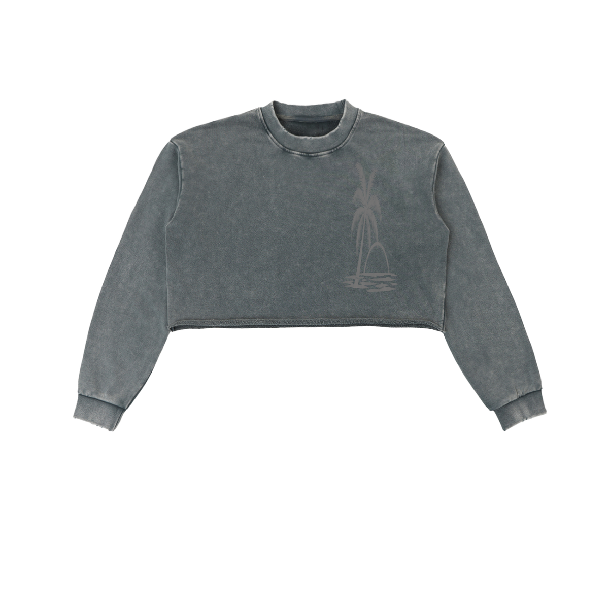 THE OUT OF OFFICE CROP SWEATSHIRT