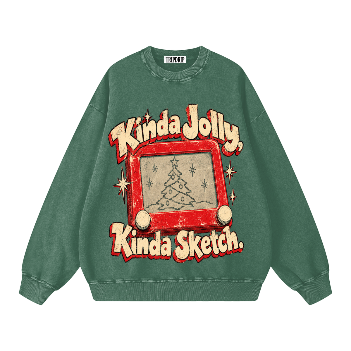 KINDA SKETCH OVERSIZED SWEATSHIRT