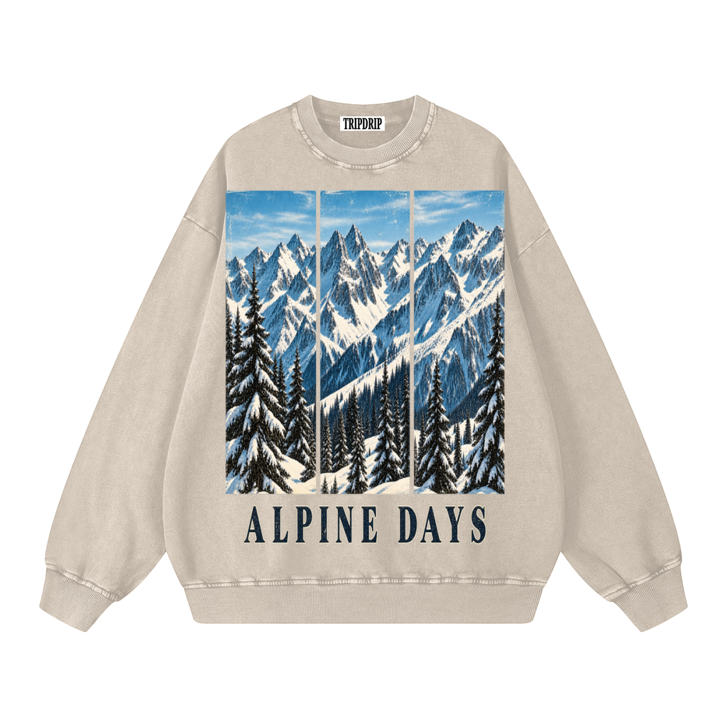 ALPINE DAYS OVERSIZED SWEATSHIRT