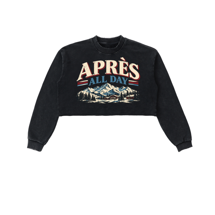 APRES ALL DAY CROP SWEATSHIRT