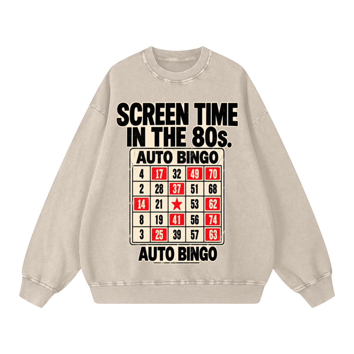 The 80’s Screentime Crop Sweatshirt