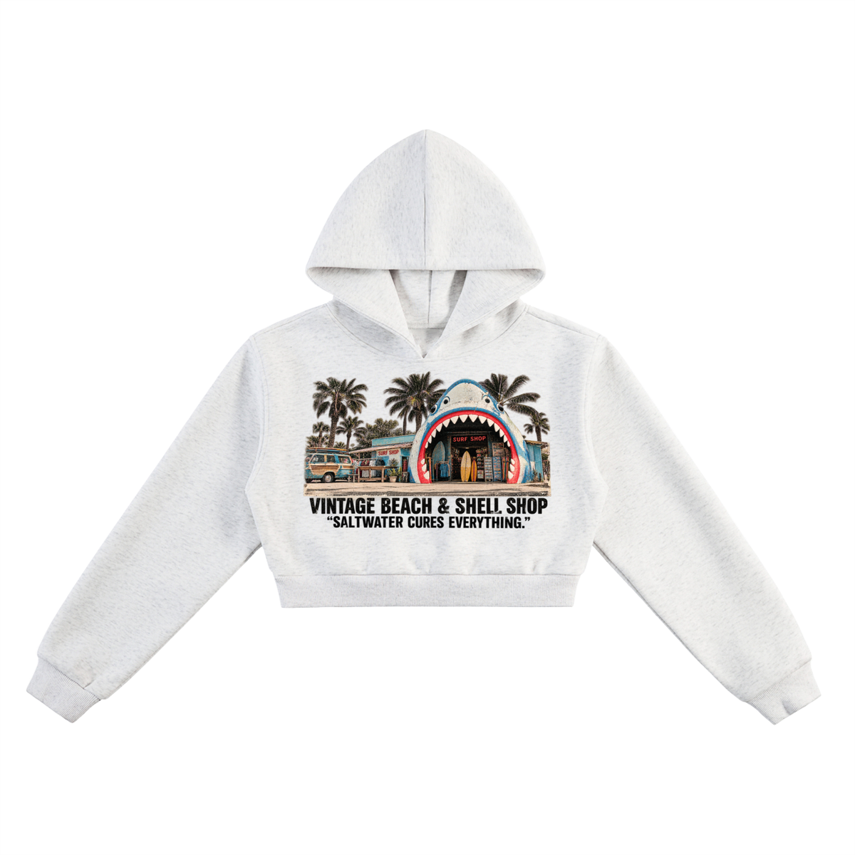 The Tourist Trap Crop Hoodie