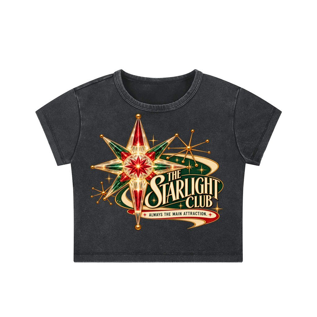 THE STARLIGHT CLUB CROP TEE