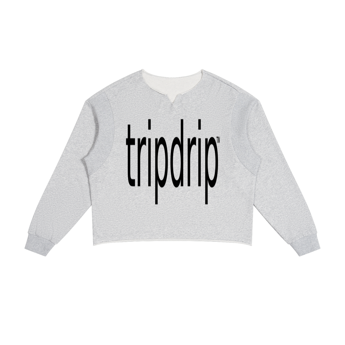 THE DOUBLE TAKE RAW EDGE SWEATSHIRT
