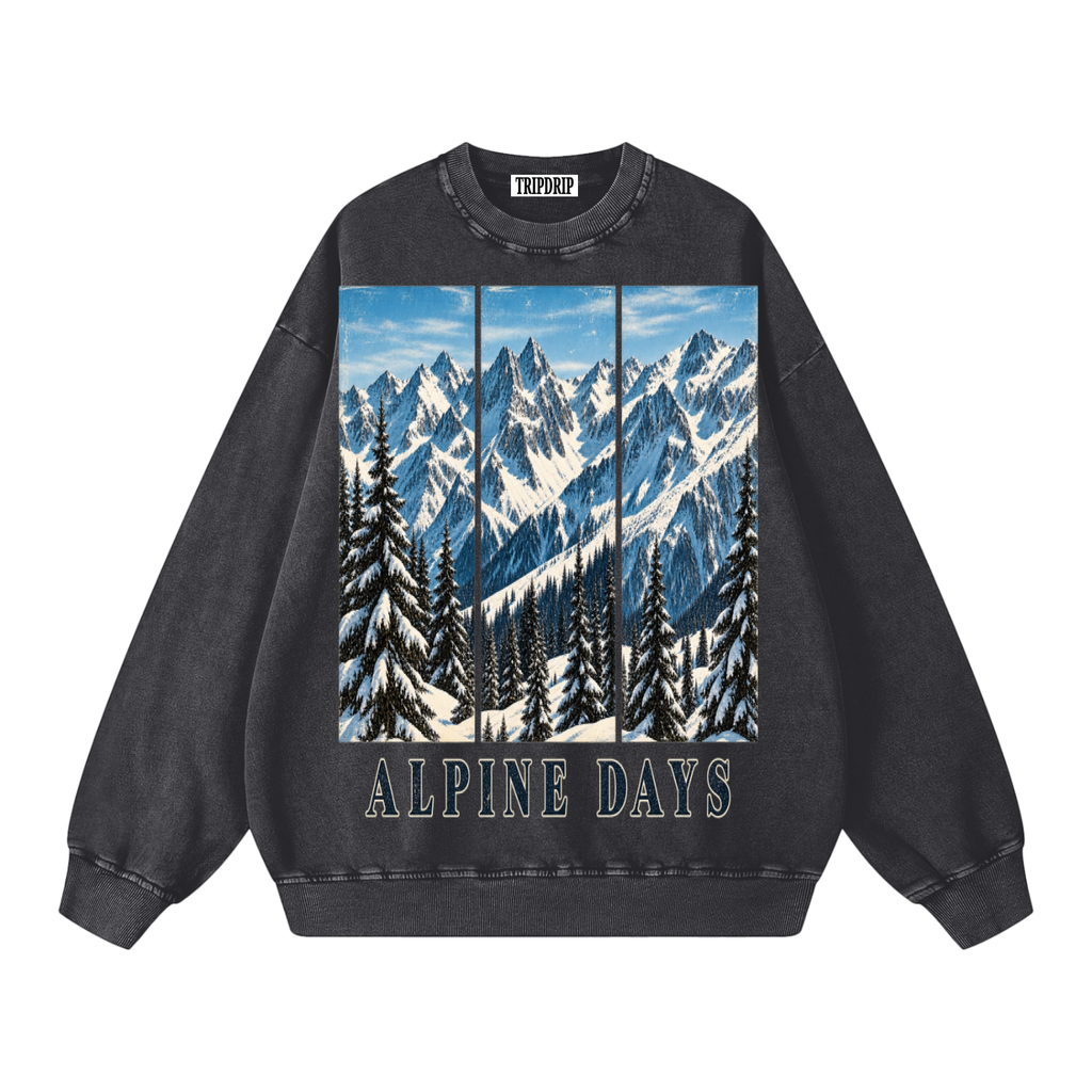 ALPINE DAYS OVERSIZED SWEATSHIRT